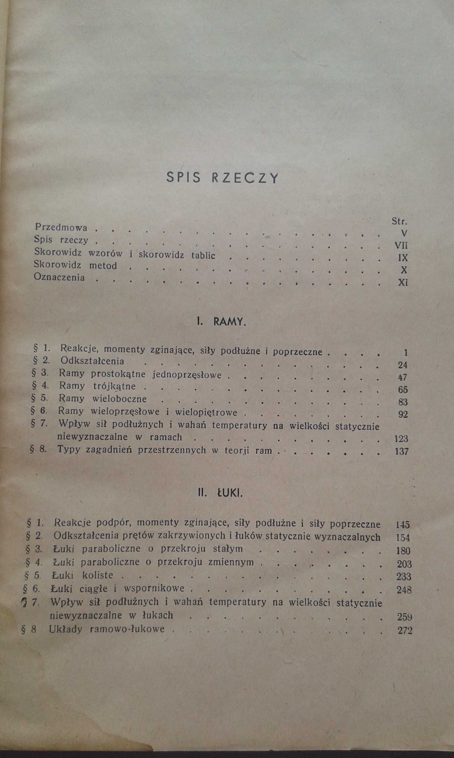 Zadania z teorii ram, łuków i krat - Witold Wierzbicki