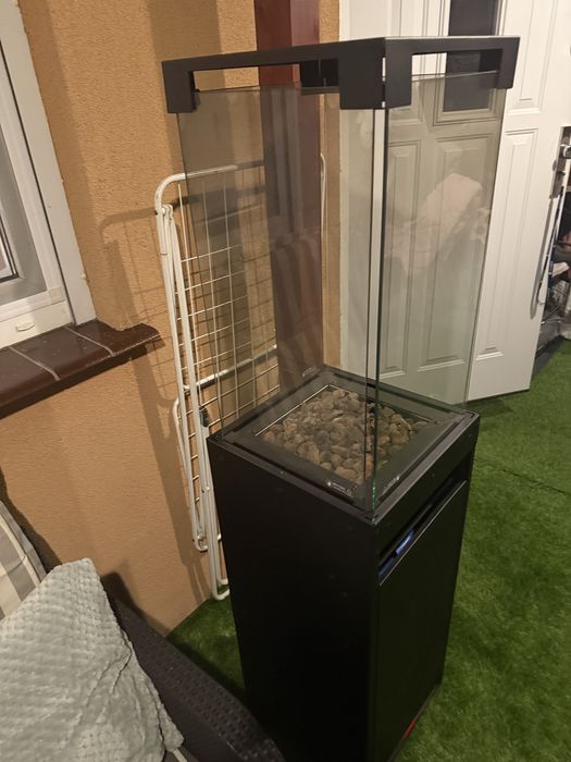 Kominek ogrzewacz ogrodowy stojacy gazowy smartkominki