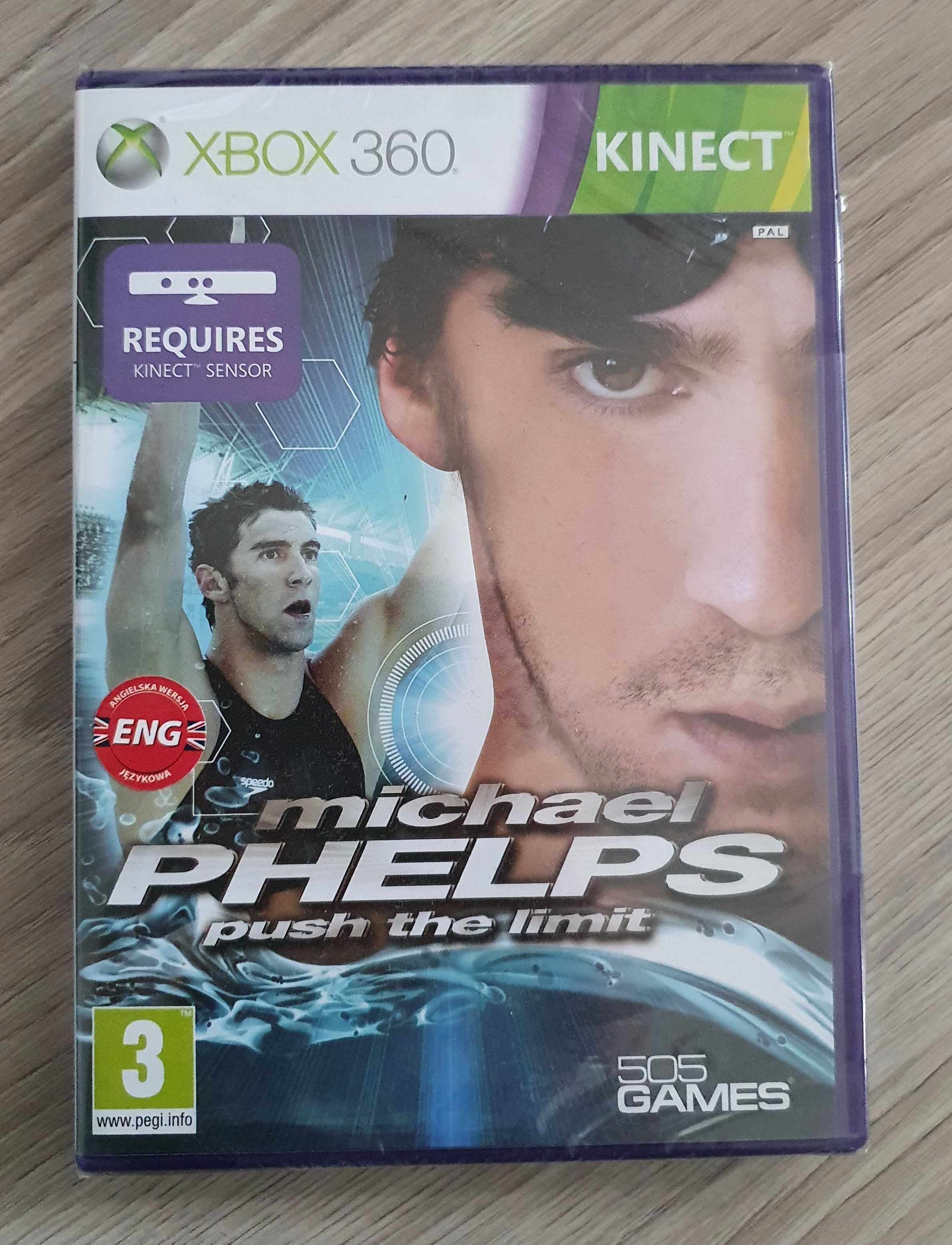 Gra Kinect Michael Phelps: Push the Limit XBox 360 X360 Nowa Folia