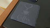 Bases de copos em pedra personalizados