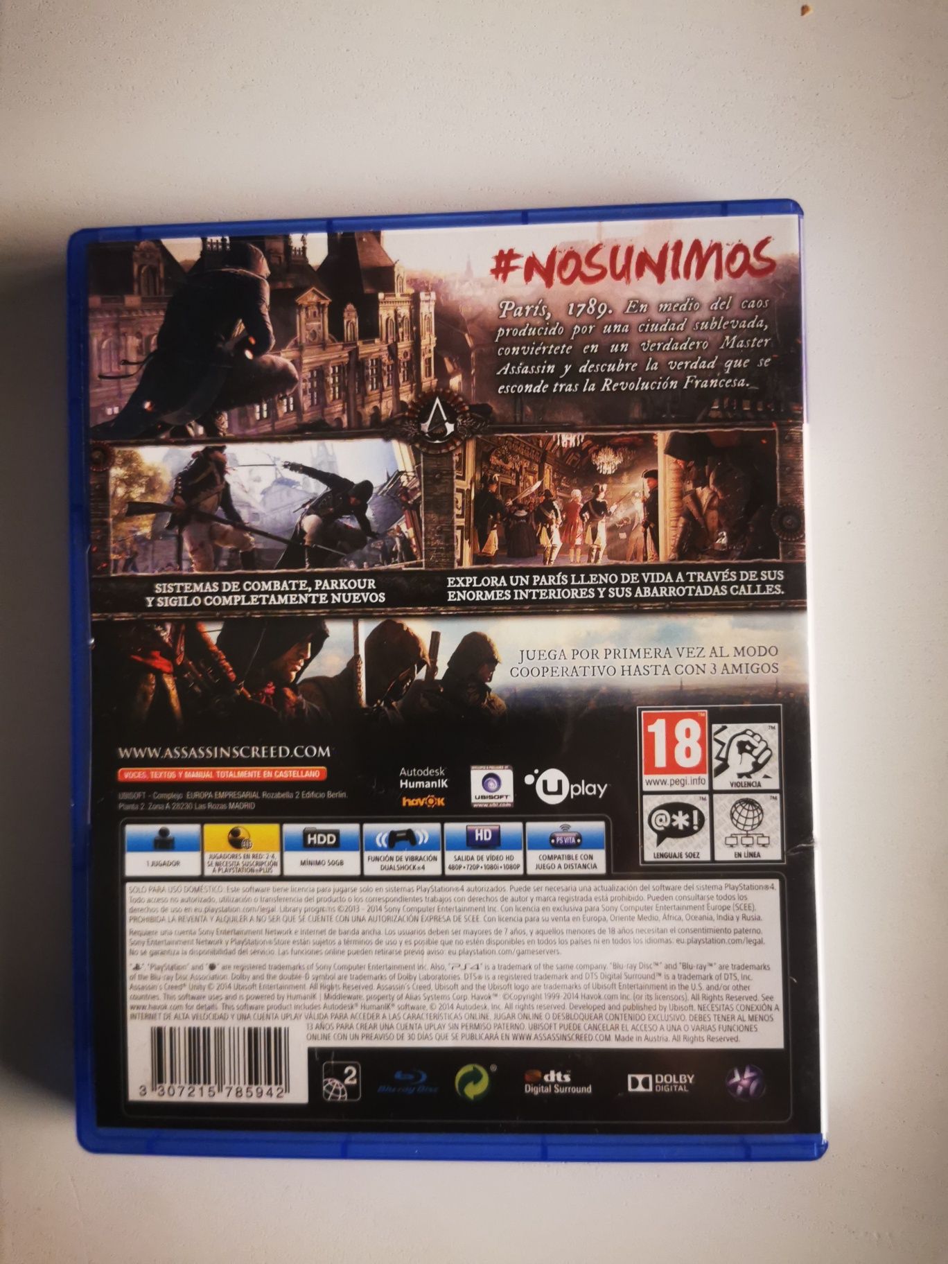 Jogo PS4 Assassin's Creed Unity