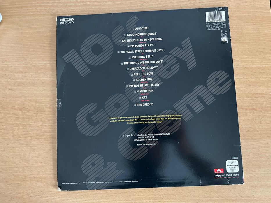 (LaserDisc/CD Video) 10cc and Godley & Creme: Changing Faces