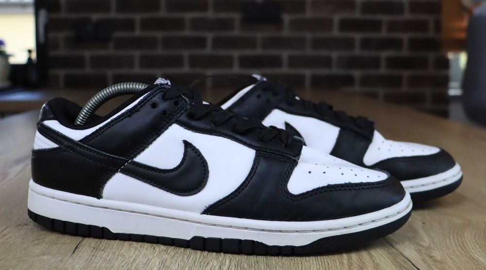 Nike Dunk Low Retro Panda skórzane sneakersy 41 ( 26 cm)