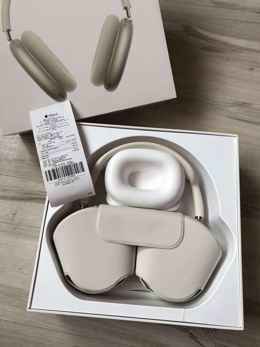 AirPods Max Starlight USB-C | Nowe + Paragon iSpot Oryginał Apple