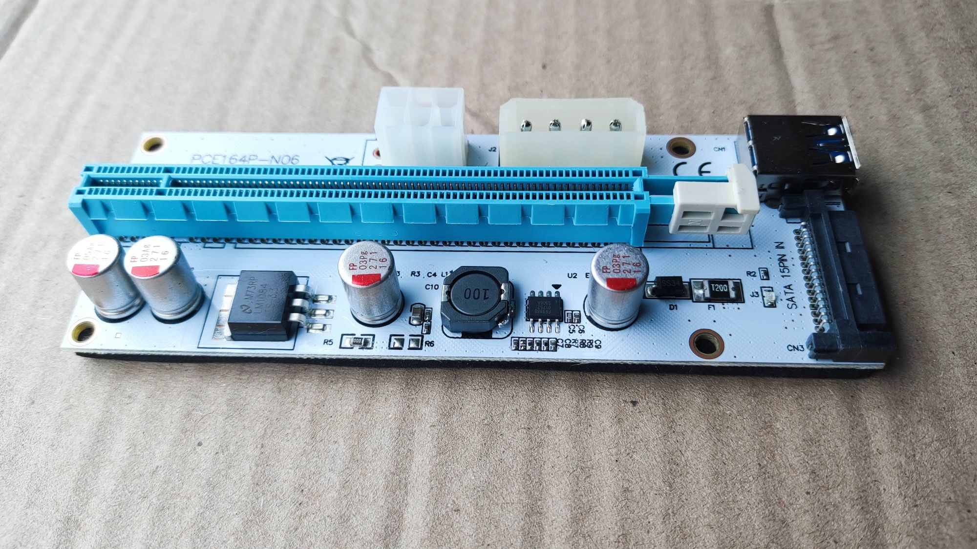 Райзер 008S универсальный - MOLEX/SATA/6pin sata молекс серверный 6pin