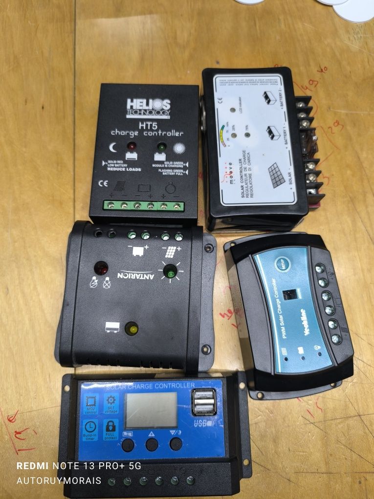 5 reguladores solar