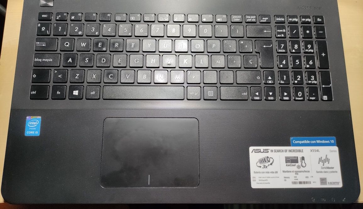 ASUS peças X555L A555L F555L K555L (+ modelos)
