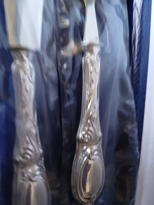 Talheres Prata Criança Modelo D. João V, novos com estojo