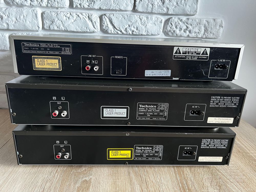 Technics SL PG360a,SL P110 CD player