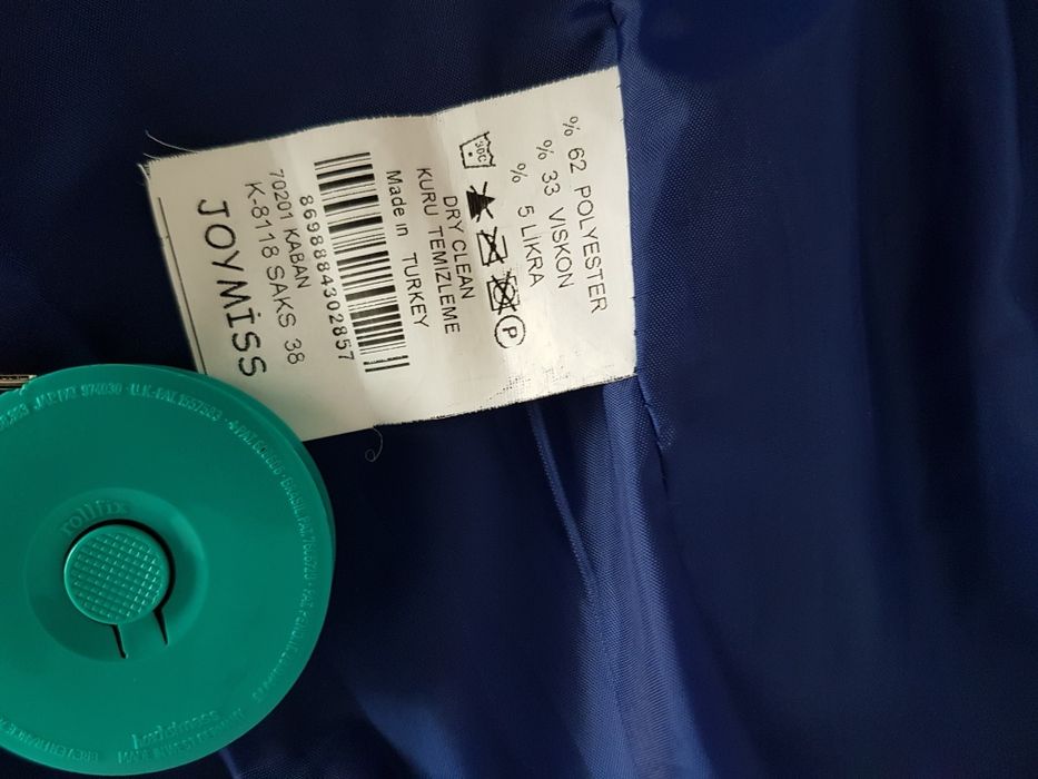 Płaszczyk marynarka kurtka żakiet M deni cler aryton hexeline solar