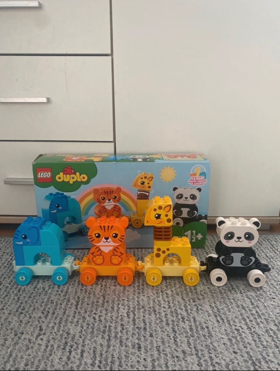 Lego duplo pociąg ze zwierzątkami animal train