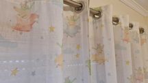 Par de cortinados para quarto de criança com Ursinhos