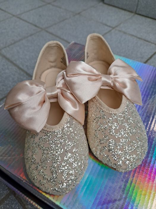 Дитячі святкові туфельки НМ, туфлі черевички для дівчинки розмір 29