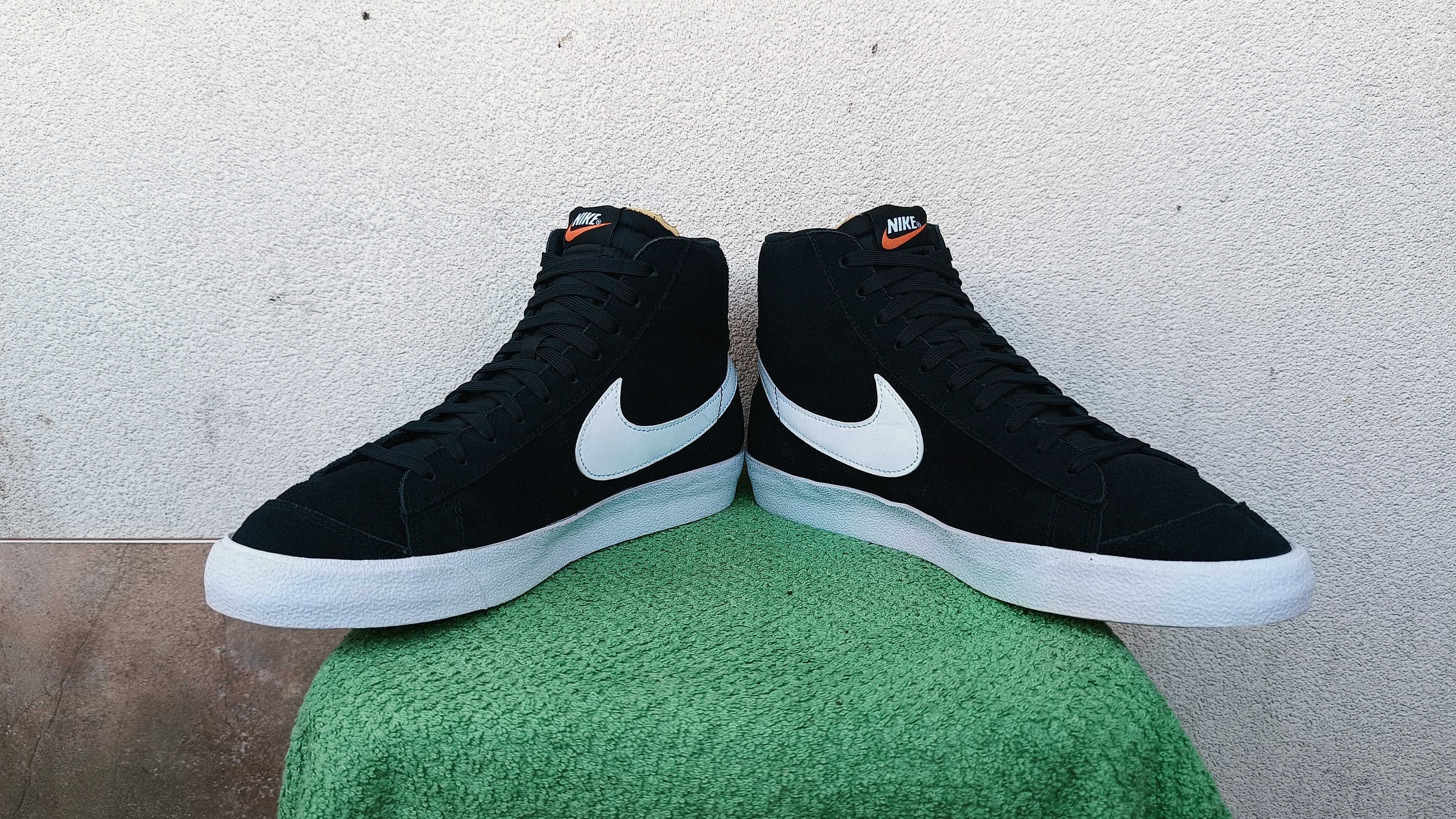 Wysokie sneakersy NIKE BLAZER MID'77 SUEDE r.45 skóra stan idealny
