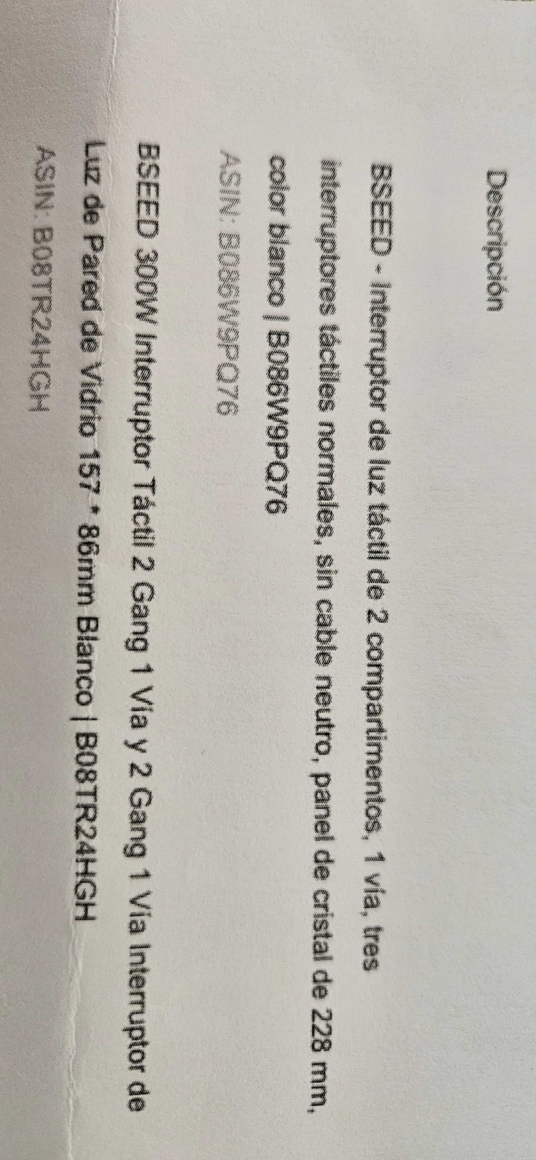 2 Interruptores Bseed Novos