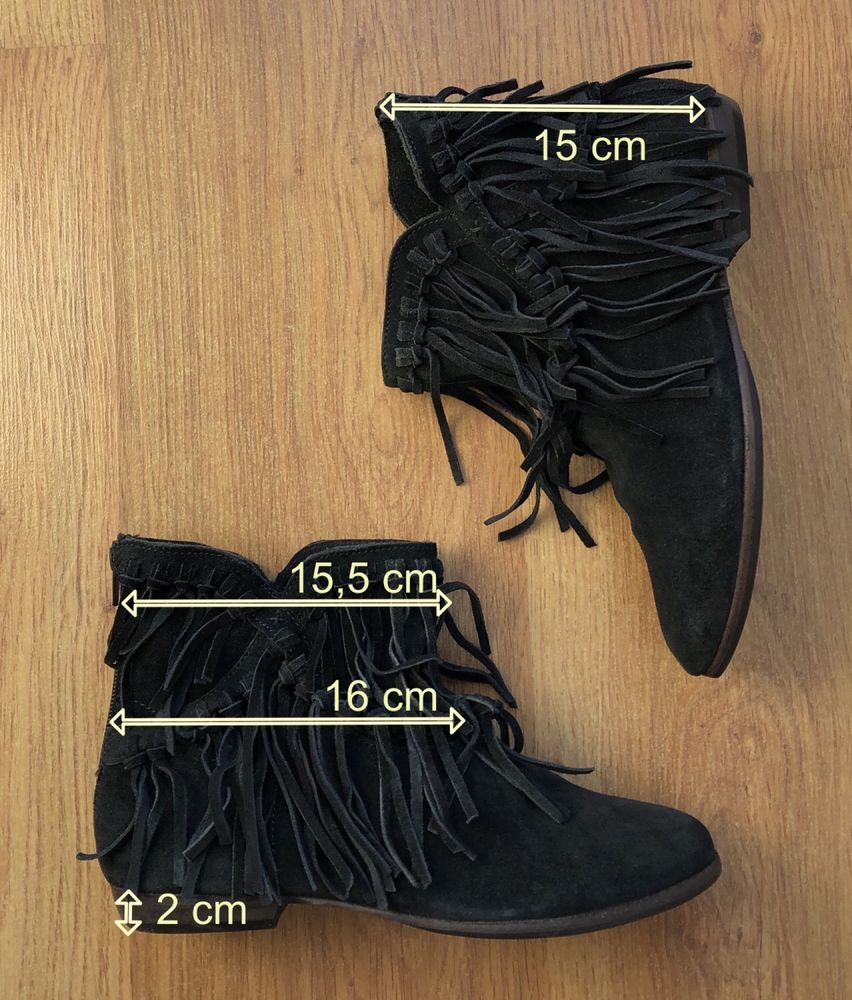 Buty MTNG ankle boots skórzane skóra naturalna zamsz zamszowe 39