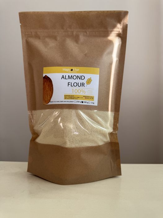 Мигдальне борошно, миндальная мука мелкий помол бланшированная