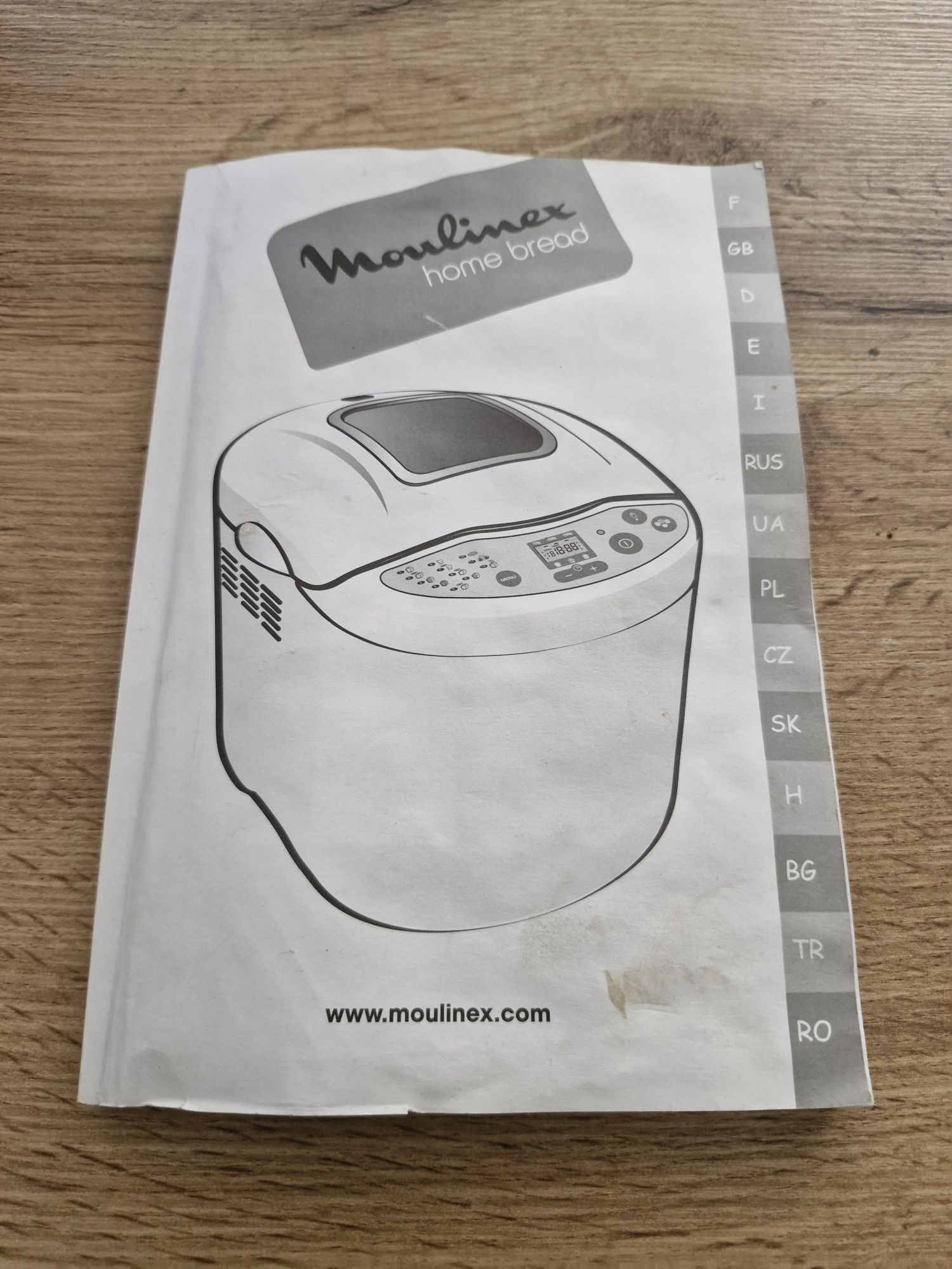Moulinex model 573801 home bread  Wypiekacz do chleba stan bdb