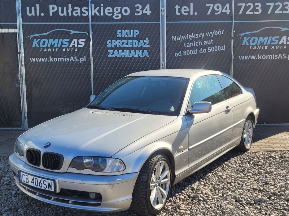 BMW E46 320i 2.0B+Gaz 2000r Coupe * Klimatyzacja Elektryka szyb *