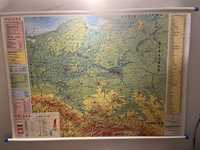 Mapa Polski 100cm x 65cm