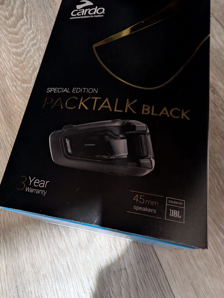 Мотогарнитура Cardo Scala Rider Packtalk Black Special Edition
