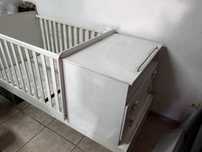 Cama de bebe com arrumacao