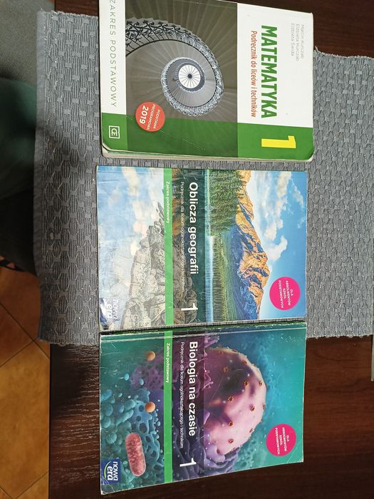 Matematyka, geografia, biologia kl1