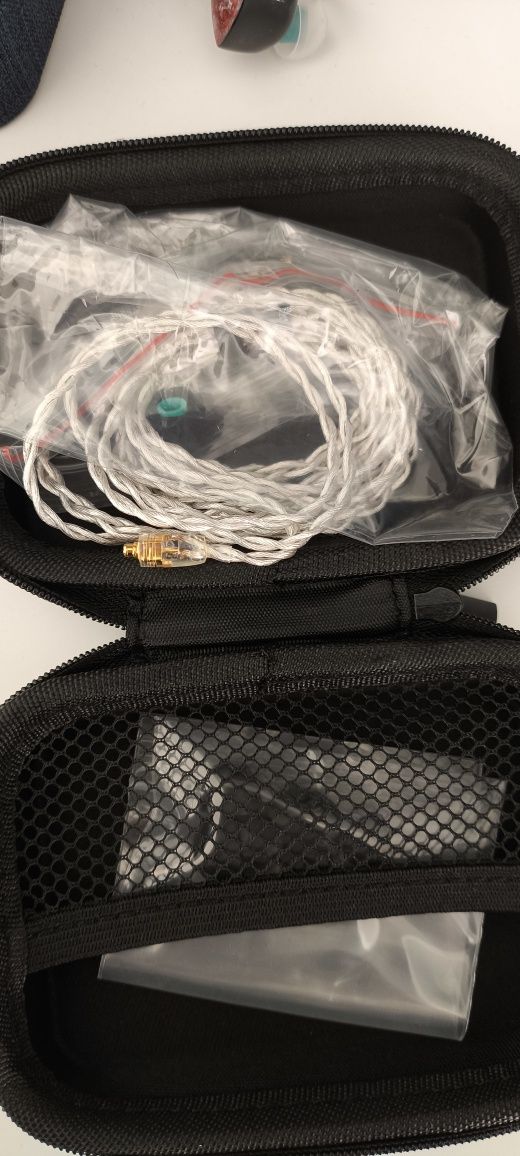 Słuchawki przewodowe Audio Ehhiku Mmcx Gratis kabel 4.4mm mmcx