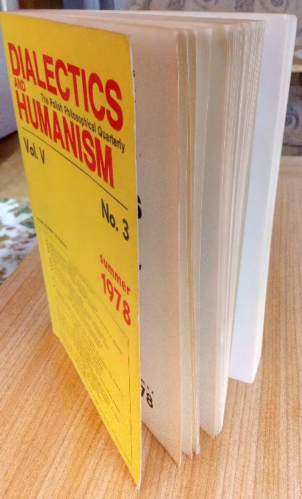 Dialectics and Humanism summer 1978, Vol. V, No 3 książka ang.
