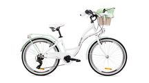 Rower miejski młodzieżowy Goetze Mood 24″ Biało Pistacjowy PROMOCJA -5