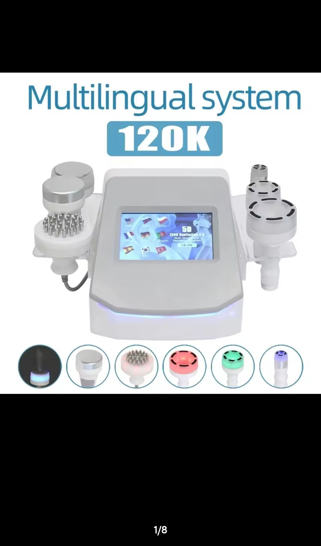 Maquina de Terapia, vacuo cavitação 120k