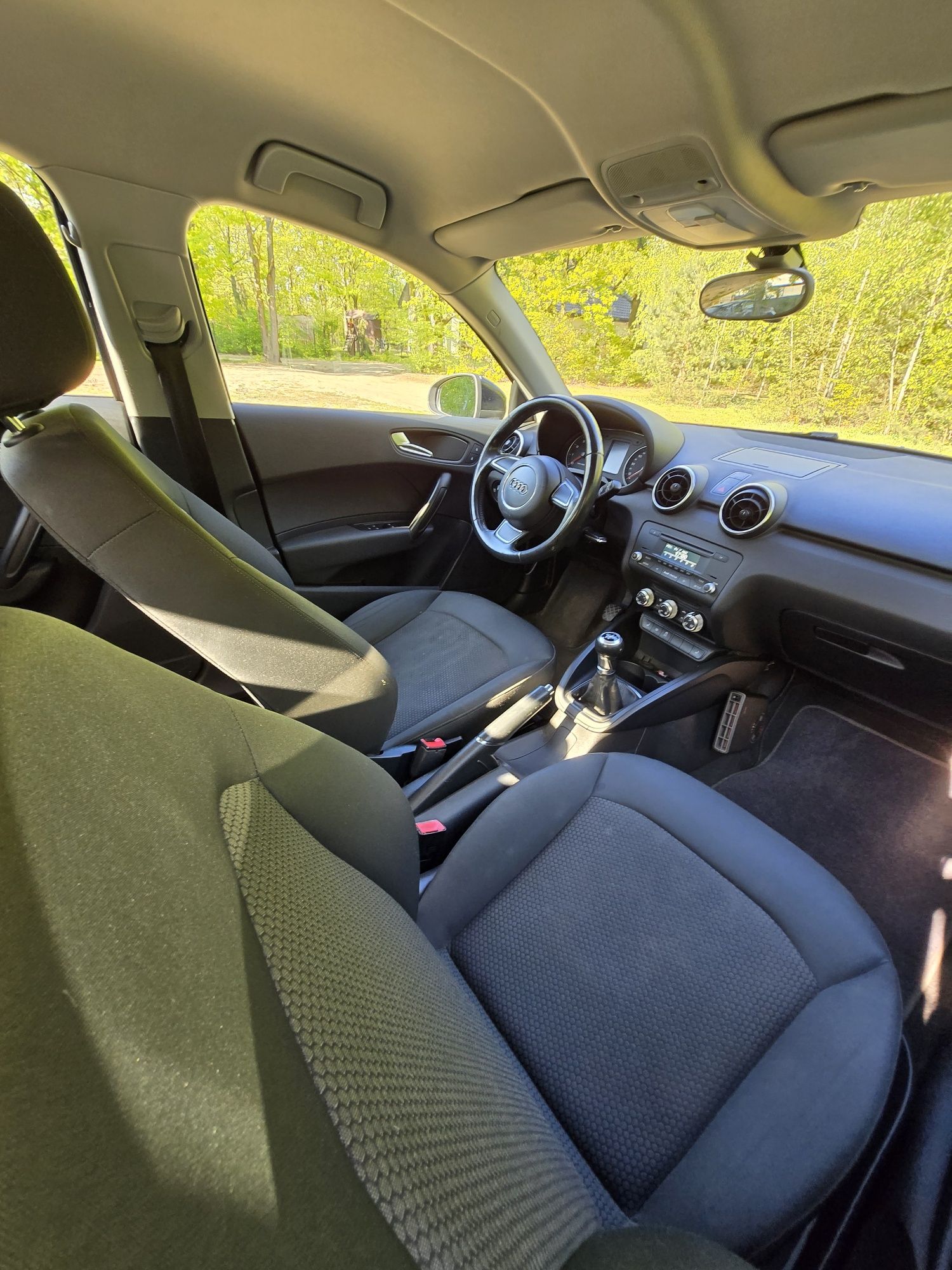 Audi A1, czarny lakier, stan b.dobry