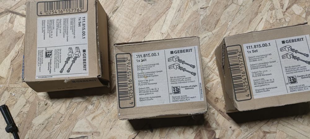 Geberit wsporniki dystansowe duofix