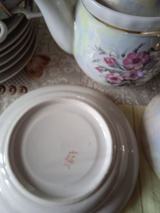 Сервиз ссср, перламутровый