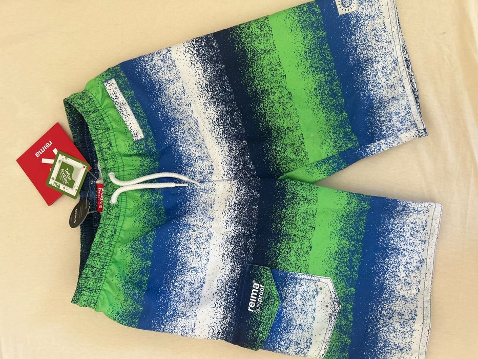 Reima szorty spodenki kąpielowe filtr UV 50  r. 128 jak nowe