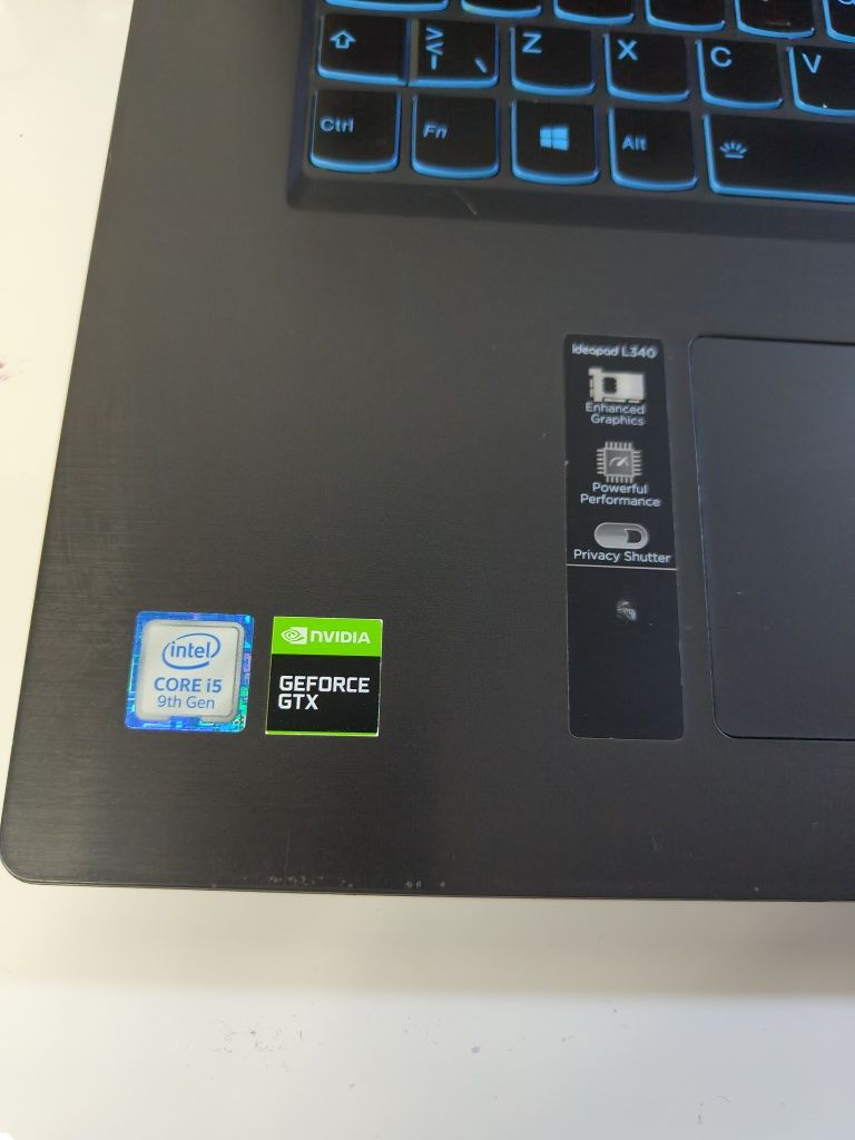 Ігровий ноутбук 17.3 lenovo IdeaPad l340 GTX i5 9gen