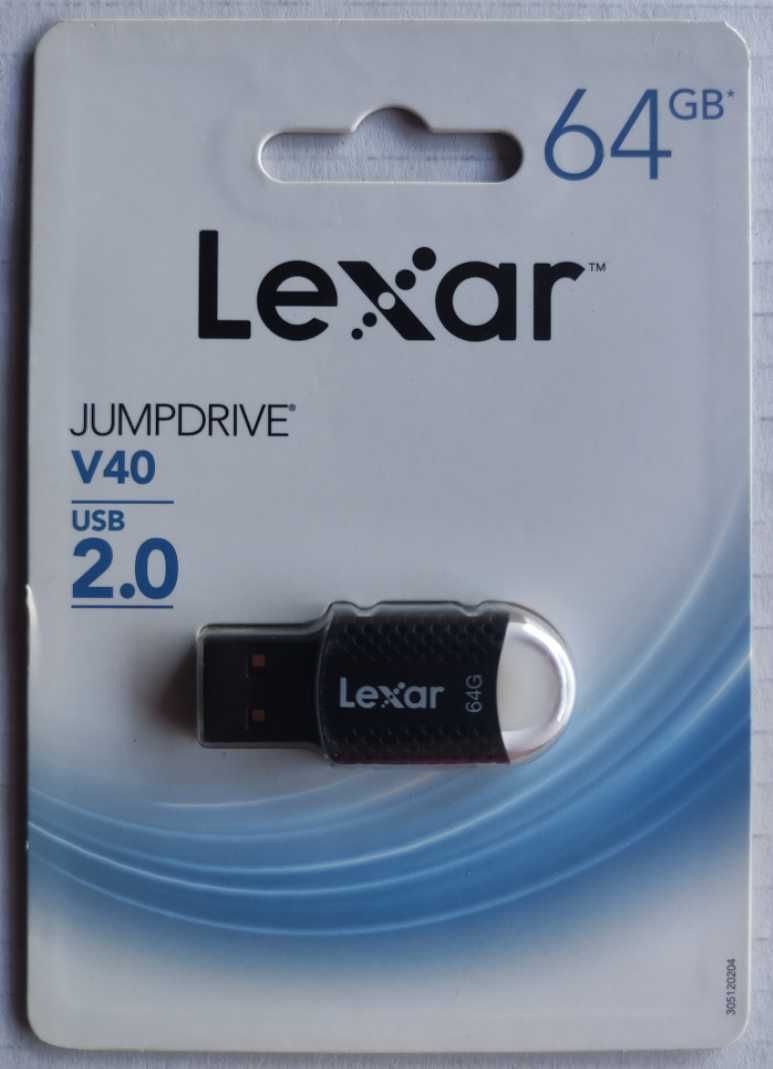 Nowy pendrive 64GB USB2.0 Lexar