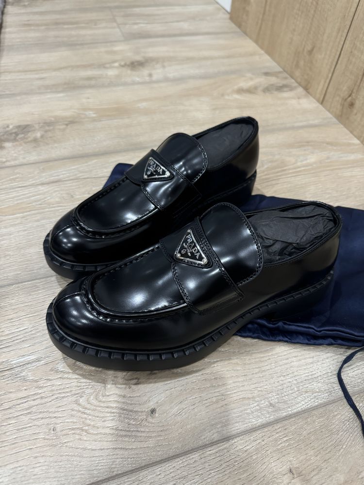 Лоферы прада Prada , лофери, оригінал, оригинал