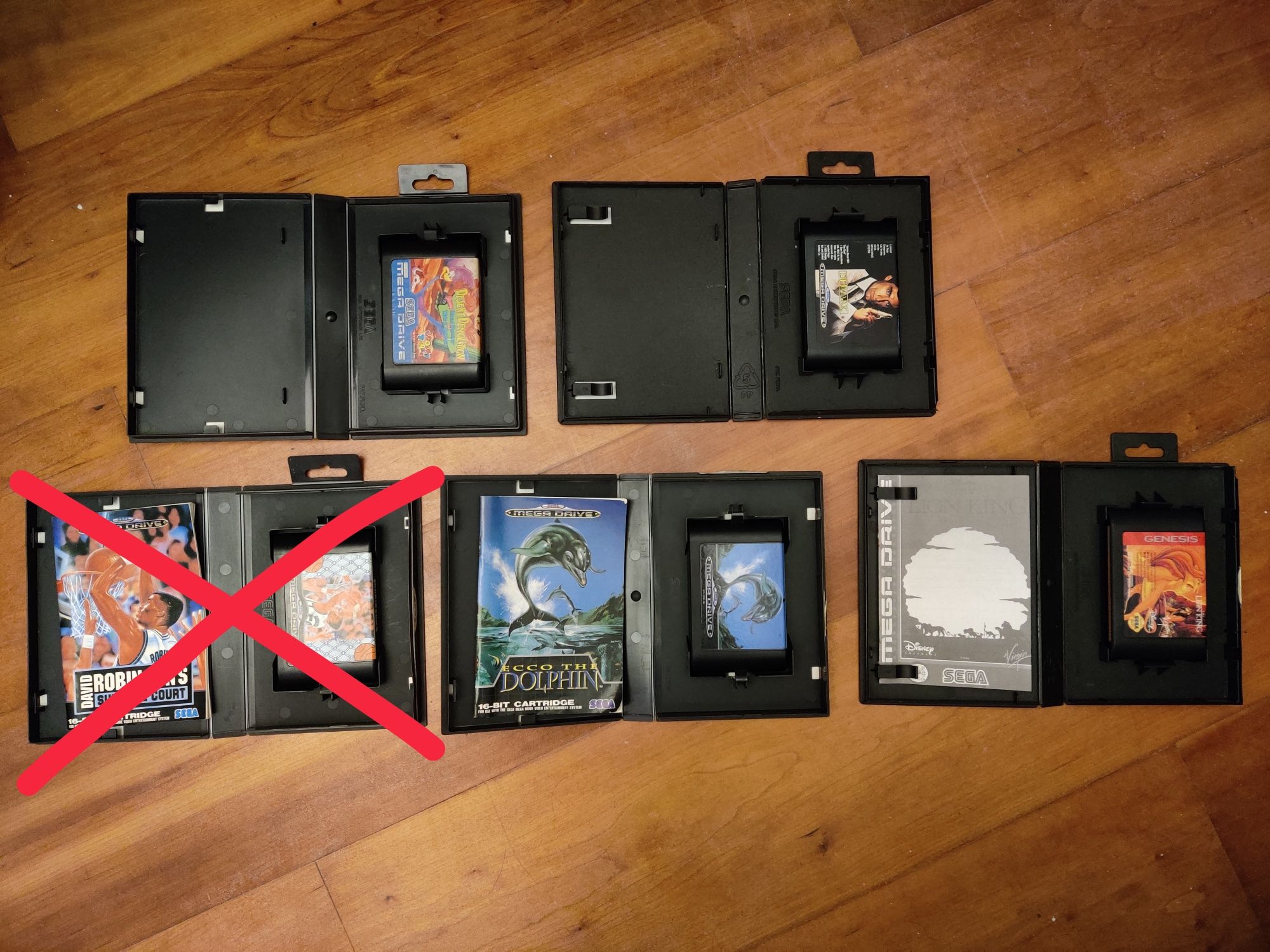 Vários jogos da Sega para Mega Drive
