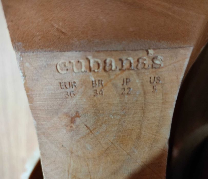 Botas em pele Cubana's Shoes