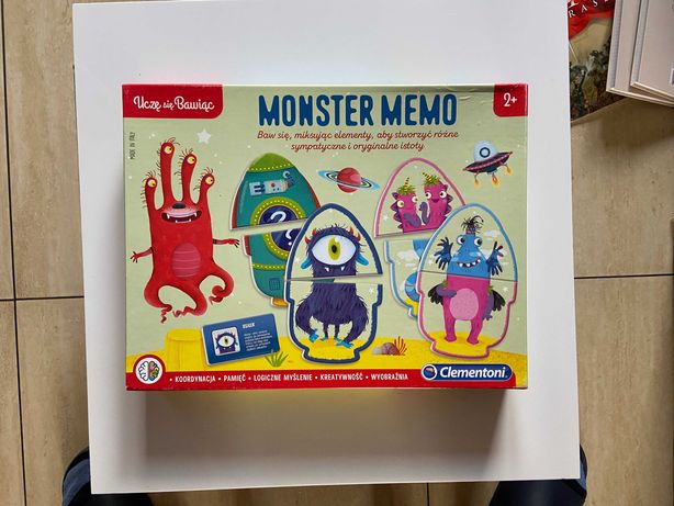 Gra Monster Memo Uczę się Bawiąc Clementoni +2 lata