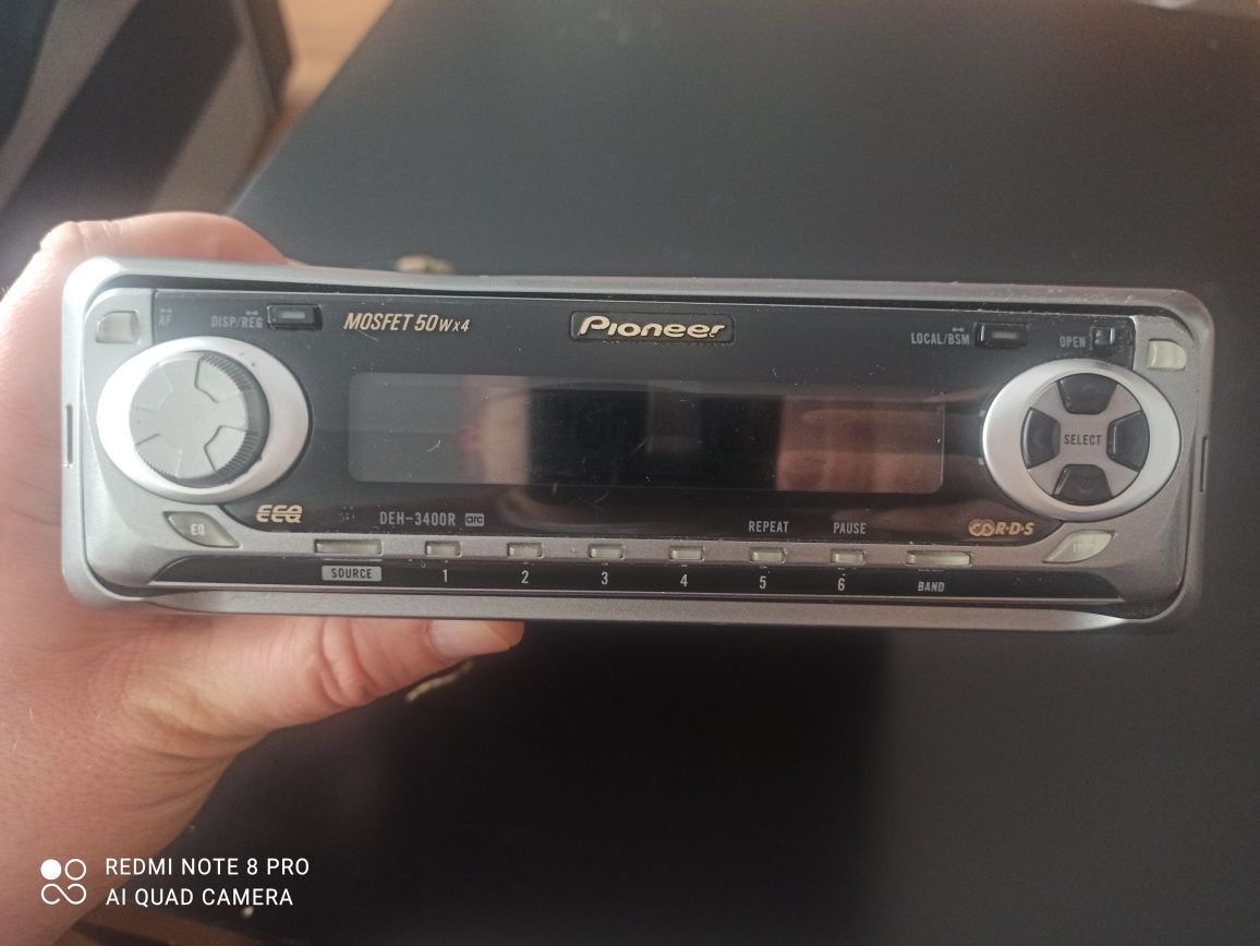 Odtwarzacz Pioneer z RDS  FM itp 50Wx4