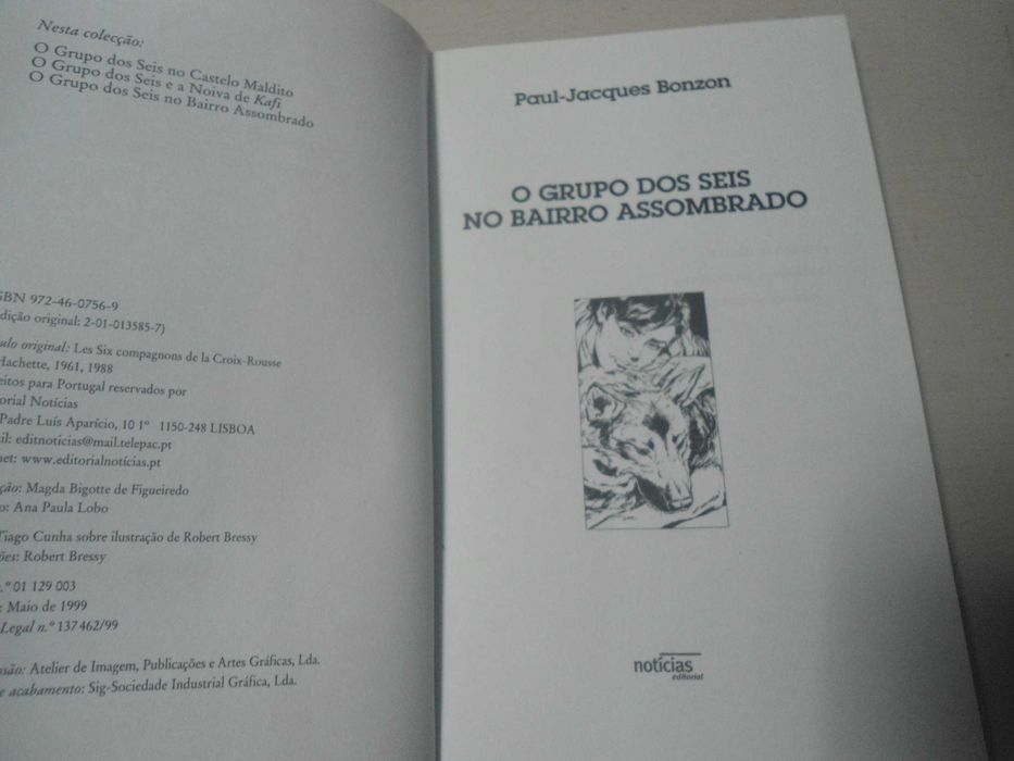Os seis no bairro Assombrado de Paul  Jacques Bonzon
