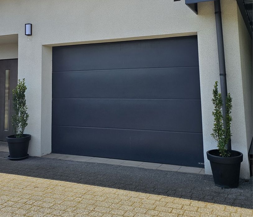 Brama garażowa Wiśniowski antracyt z napedem 325x225 unitherm używana