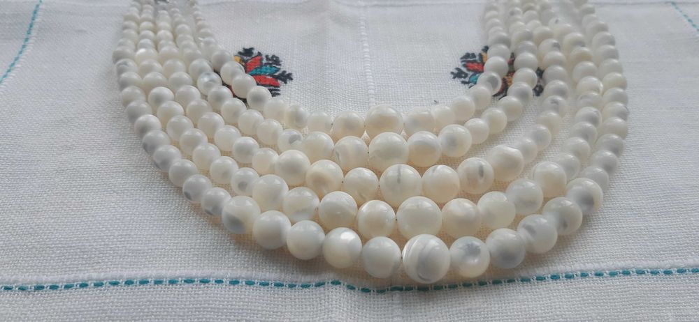 Намисто п′ятирядне з перламутру. Баламути