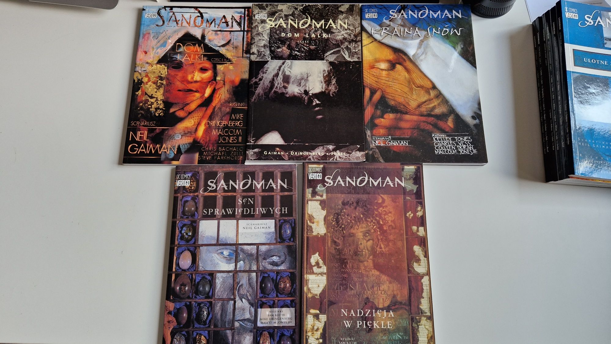 Sandman komiksy 17 tomów