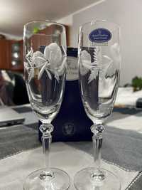 Krysztalowe kieliszki do szampana Royal Doulton Finest Crystal