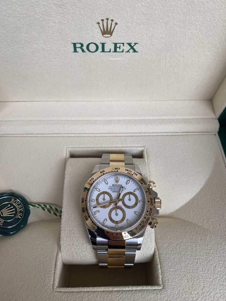 Rolex Daytona сталь и желтое золото