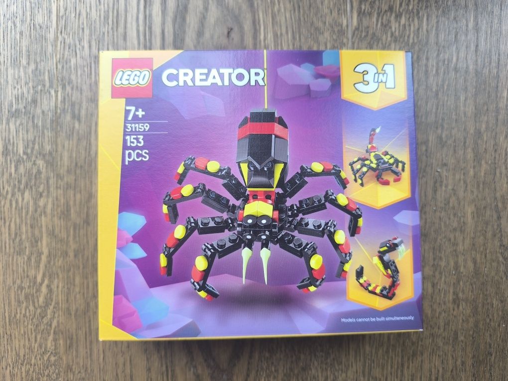 NEGOCJUJ Klocki LEGO Creator 3w1 31159 Dzikie zwierzęta: pająk