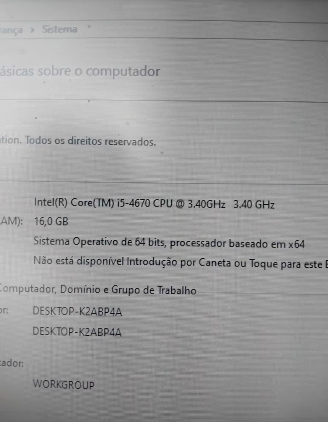 Computador fixo i5 com gráfica 1050ti e 16gb de ram